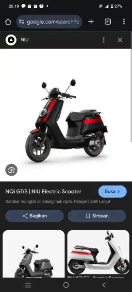 Motor Listrik Niu NQ GT