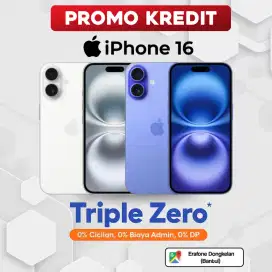 KREDIT CICILAN 0% IPHONE 16 128GB 256GB TANPA DP