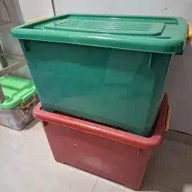 Box Container Sinplas CB 95 Liter Roda Kontainer Plastik Kotak
