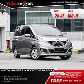 MAZDA BIANTE SKYACTIVE 2.0 METIK TAHUN 2015 PAJAK PANJANG