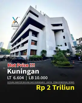 HOT SALE! DIJUAL GEDUNG KANTOR RASUNA SAID KUNINGAN. 5 LANTAI. ZONA KO