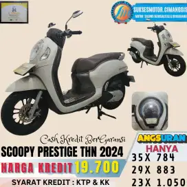 SCOOPY PRESTIGE TERMURAH CASH KREDIT PROMO UNIT LAINYA KLIK PROFIL