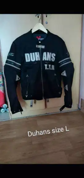 Jaket touring Duhan SZ L kondisi second baik