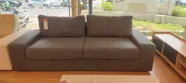 Sofa tiga seater bahan fabric