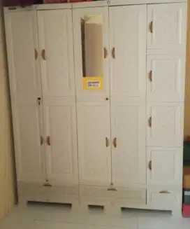 Lemari Plastik Napolly Jumbo 5 Pintu
