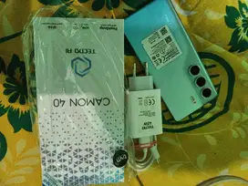 Tecno camon 40 4G glacier white