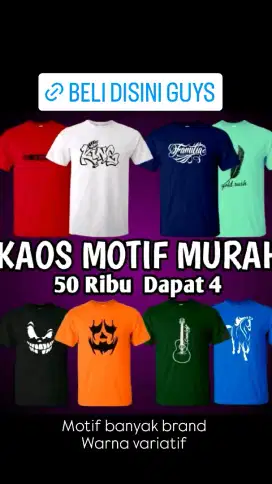 DIJUAL KAOS MURAH, LANGSUNG DARI PABRIK