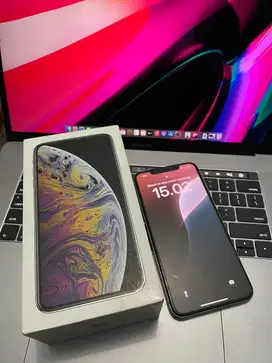 IPhone Xs Max 256gb Silver Fullset Original