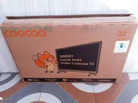 Tv LED SMART Coocaa 32in Digital TV Youtube Segel Garansi