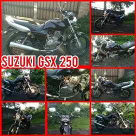 SUZUKI GSX 250  hitam silver 2005
