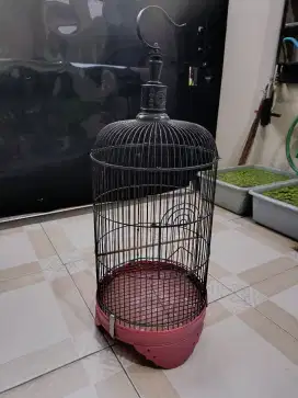 Kandang Burung Kecil Besi Tebok Kondisi Mulus