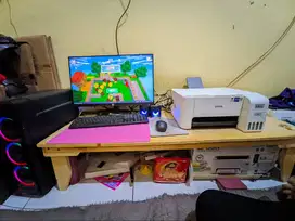 Di jual PC dan Printer Epson L3216 Baru 3 bulan Pemakaian