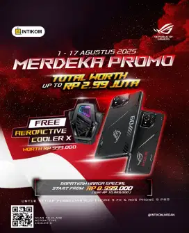 Kredit asus rog phone 9 fe free aeroactive cooler cukup ktp