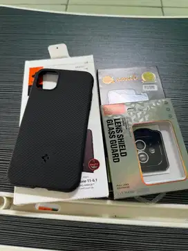 Case Spigen iPhone 11 + pelindung kamera bonus