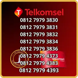 Kartu perdana nomor cantik telkomsel rapi abab cdce