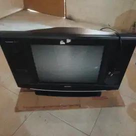 Tv 21in sharp lyar datar n cctv second