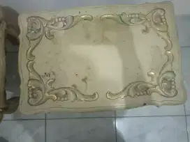 Meja sudut jati jadul harga untuk dua meja