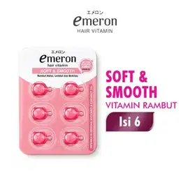 EMERON Hair vitamin Soft & Smooth isi 6 capsule