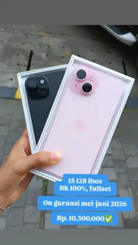 15 128 IBOX ON GARANSI JULI 2026 BH 100%