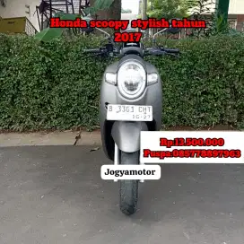 Honda scoopy stylish 2017 cash /// credit