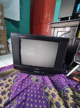 Tv sharp 21in flat tabung piccolo