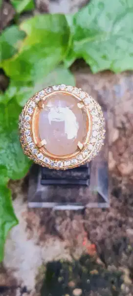Cincin Perak Batu Safir
