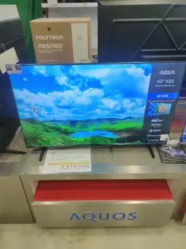 Aqua LED tv 43inc bisa cicil bunga 0% tanpa kartu Credit