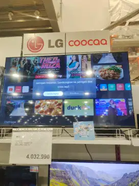 Coocaa LED tv 50 inc smart tv bisa cicil bunga 0% tnpa kartu Credit
