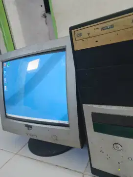 PC Intel celeron cpu & monitor