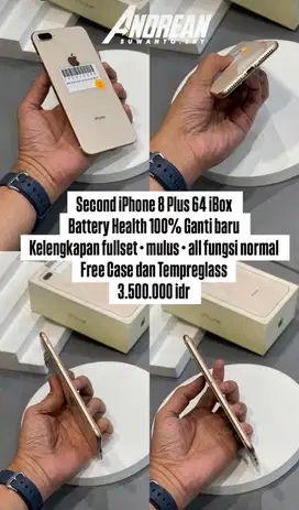 Jual iphone 8plus scnd