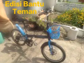 Di Jual Sepeda Lipat.VELION.Uk.20.SNI.FOLDING BIKE.SHIMANO.Alloy.
