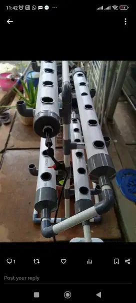 Hidroponik 24 lubang