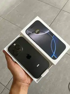 Iphone 16 Pro 128gb iBox BH 100 Garansi Mei 2026