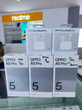 Promo New OPPO A5 Pro 5G 8+8GB/256GB Free EncoBuds 3 Pro