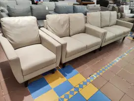 Promo Sofa Set Kulit Sintetis