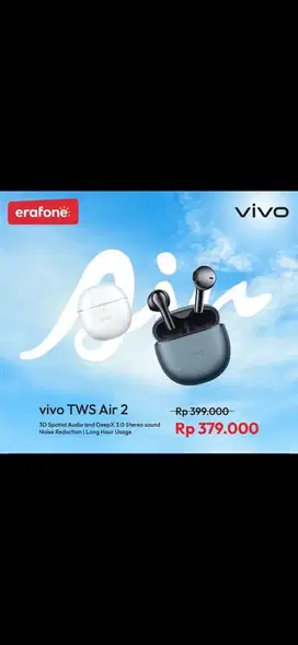 ✨vivo TWS Air 2 hanya dierafone sudirman