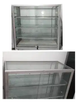 Dijual etalase bekas