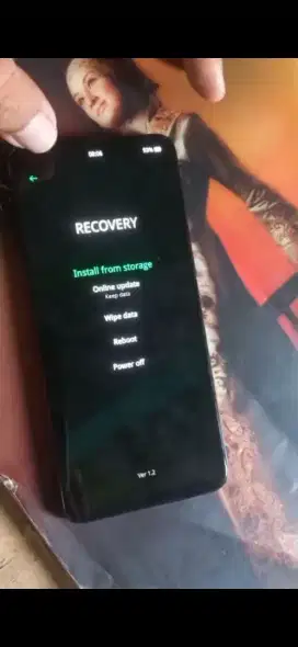 Dijual Oppo Reno 6, RAM 8 Penyimpanan 128GB, Stack di Recovery Mode