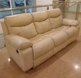 Jual murah Sofa Reclining Electric Kulit Import Italy Bernini 3 seater