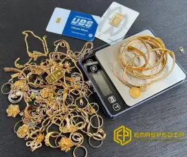 Jual beli mas/perak harga tinggi