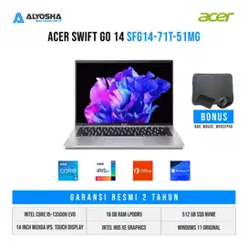 Acer Swift GO SFG14-71T-51MG TouchScreen – Pure Silver [i5 13500H-16GB