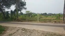 Dijual tanah lokasi strategis nempel jalan lebar muka 43mtr