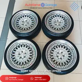 Velg Work Seeker CCX-SR Ori Jepang – Ring20 PCD 5x114.3 + Ban Accelera