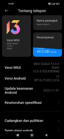 Xiaomi Redmi Note 9