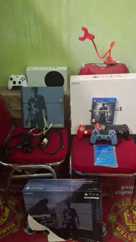 Jual borongan Xbox Series S dan PS4 FAT Uncharted Limited 2 TB
