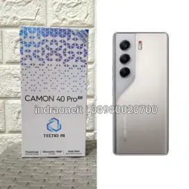 Tecno Camon 40 Pro 5G 8/256 Sandy Titanium New BNIB No Repack Garansi