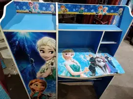 Dijual MURAH Meja Belajar Anak + Lemari Motif Frozen – Elsa & Anna