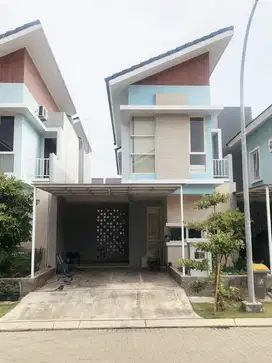 Siap huni semi furnished dalam cluster Harapan Indah Bekasi