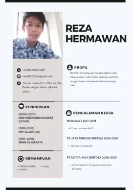 Mencari pekerjaan driver
