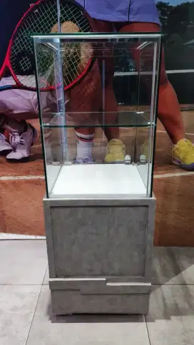 Showcase display kaca / Etalase kaca + LED